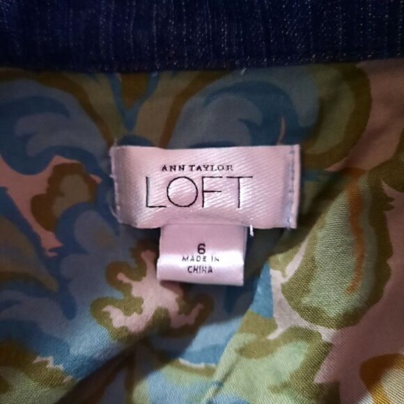 Ann Taylor Loft Denim Jean Jacket - Picture 2 of 3